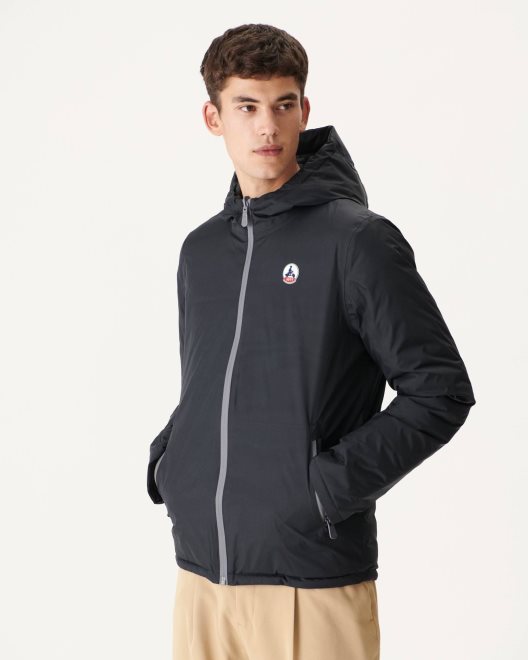 Jott νέο σε νουάρ αναστρέψιμη κουκούλα Puffer Jacket Bergen