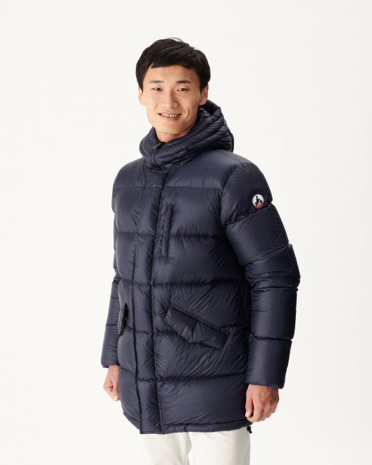 Jott νέο σε θαλάσσιο ακραίο κρύο μπουφάν με κουκούλα Dakhla