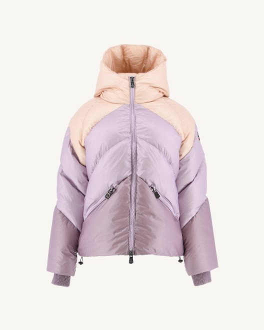 Jott νέο σε Combo βιολετί ακραίο κρύο με κουκούλα Puffer Jacket Starlar