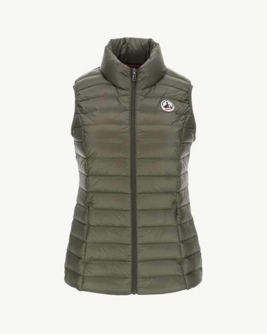 Jott καινούργιο σε ελαφρύ αμάνικο πουπουλένιο τζάκετ στρατού Seda