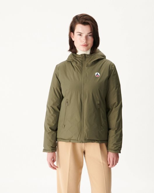 ακραίο κρύο αναστρέψιμο πουπουλένιο τζάκετ στρατός/σαζ βικτόρια τζοτ νέα μέσα