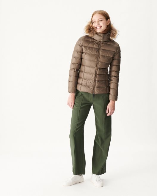 καινούργιο με κουκούλα σακάκι γκρι πολυτελές